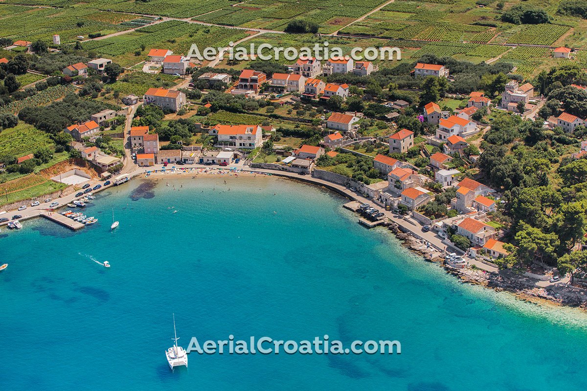 Lumbarda • Aerial Croatia