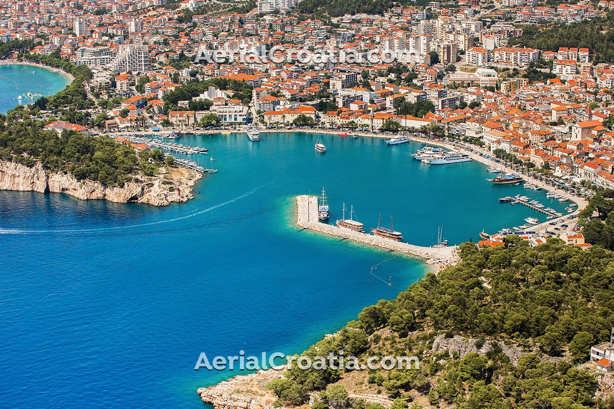 Makarska Aerial Croatia